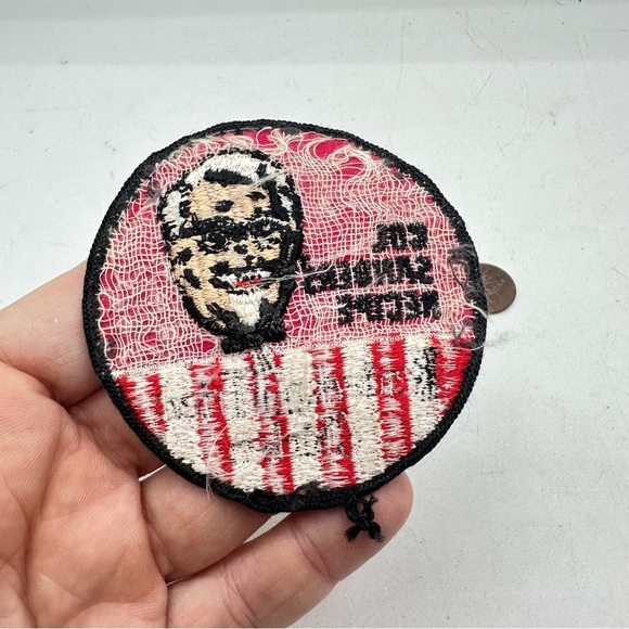 Vintage 70s KFC Kentucky Fried Chicken Uniform Patch Biker Jacket Punk Retro - Picture 5 of 5
